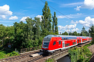 Regionalexpress (Hamburg - Lübeck) in Hasselbrook