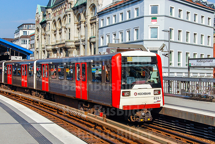 U-Bahn am Rödingsmarkt in Hamburg