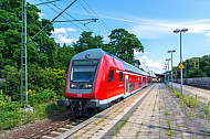 Regionalbahn im Bahnhof Wandsbek in Hamburg