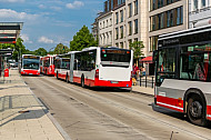Busse am Stephansplatz in Hamburg