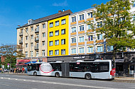 Metrobus M3 in der Feldstraße in Hamburg
