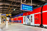 Regionalexpress nach Lübeck im Hamburger Hauptbahnhof