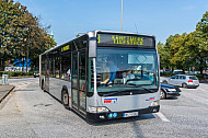 Metrobus der Linie M3 am Neuen Pferdemarkt in Hamburg