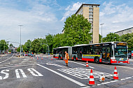 Bauarbeiten für Busbeschleunigungsprogramm in Hamburg
