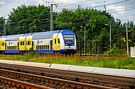 Metronom-Zug in Hamburg-Wilhelmsburg