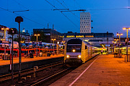 Bahnhof Hamburg-Altona im Abendlicht