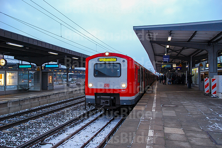 S-Bahn in Hamburg-Bergedorf