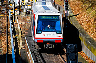 U-Bahn am Bahnhof Hagenbecks Tierpark