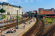 Gleisvorfeld am Hamburger Hauptbahnhof