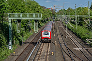 Freie Fahrt für einen Hamburger S-Bahn-Zug der betagten Baureihe 472