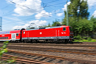 Regionalzug am Güterbahnhof Wandsbek in Hamburg