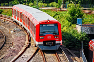 S-Bahn am Hamburger Hauptbahnhof