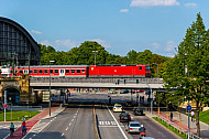 Regionalzug am Dammtor in Hamburg