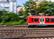 S-Bahn am Dammtor in Hamburg