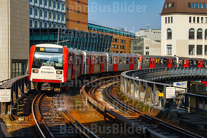 U-Bahn am Rödingsmarkt in Hamburg