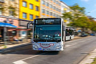 Metrobus der VHH am U-Bahnhof Feldstraße in Hamburg 