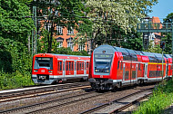 S-Bahn und Regionalexpress in Hamburg