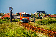 Lemvigbanen-Triebwagen bei Vejlby