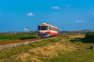 Lemvigbanen-Triebwagen bei Vejlby