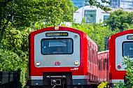 S-Bahnen am Hauptbahnhof in Hamburg