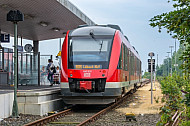 Regionalzug im Fährbahnhof Puttgarden