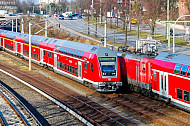 Regionalexpress am Berliner Tor in Hamburg