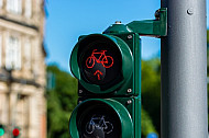 Radfahrer-Ampel in Hamburg