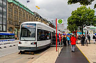 Stadtbahn aus Bremen in 2010 zur Ausstellung in Hamburg