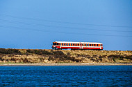 Lemvigbanen-Triebwagen bei Rønland