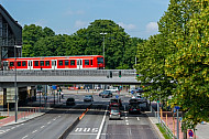 S-Bahn am Dammtorbahnhof in Hamburg