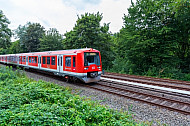 S-Bahn am geplanten neuen Bahnhof Ottensen